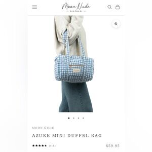 Moon Nude Azure Mini Duffel Bag